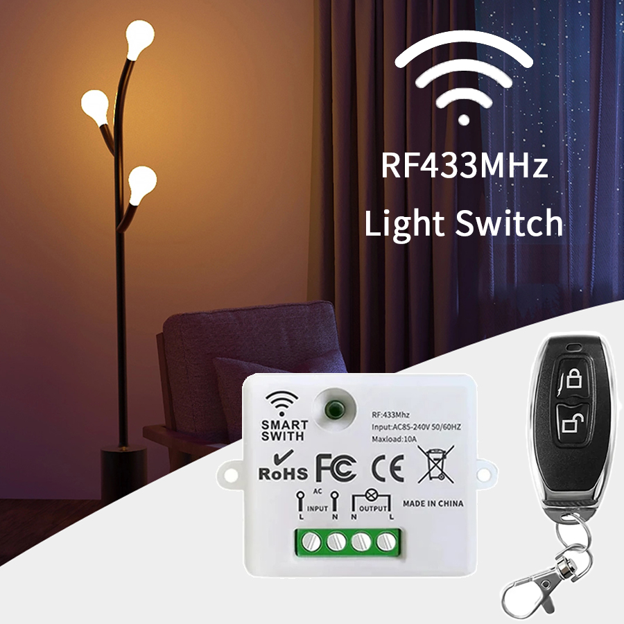 Smart Home Sistem - RF 433MHz Drahtloser Fernbedienungsschalter Smart Home