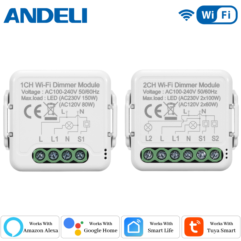 Smart Home Sistem - DIY WLAN Smart Dimmer-Schaltermodul Tuya/Smartlife APP