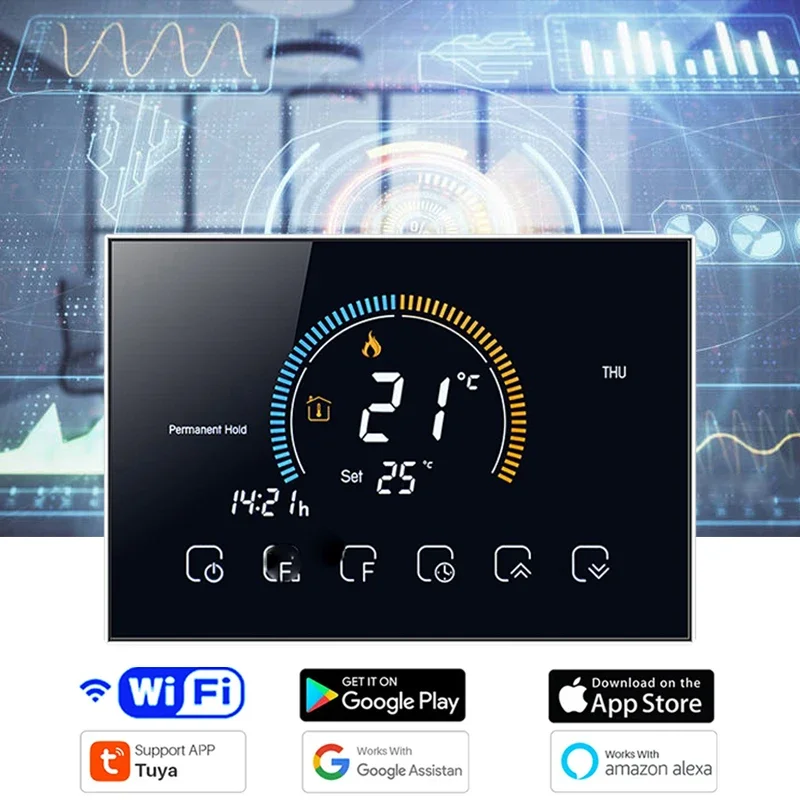 Smart Home Furniture - TUYA Smart Wi-Fi Programmierbarer Thermostat mit
