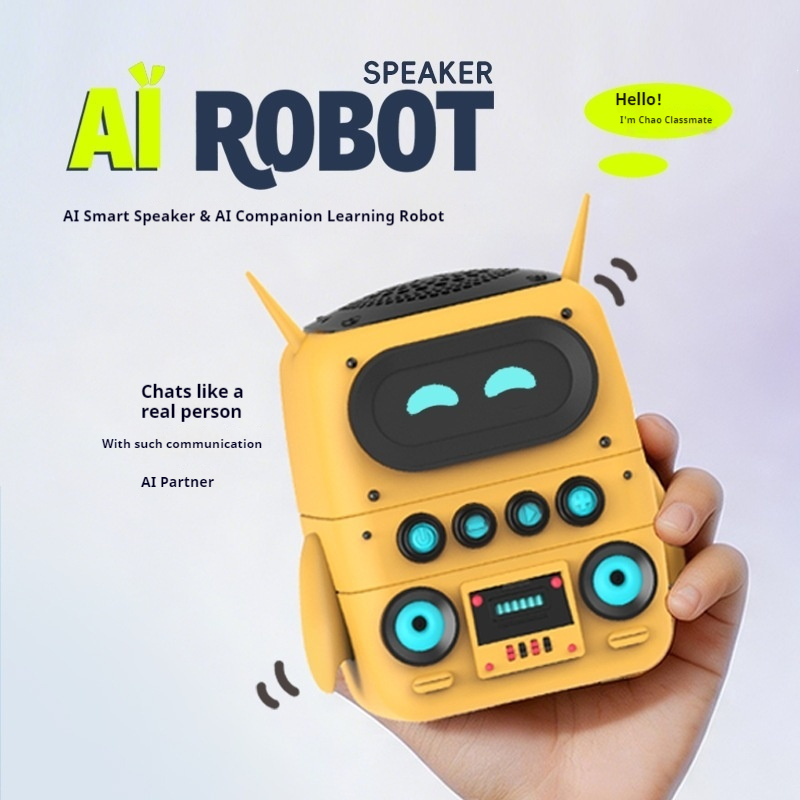 Smart Home Speaker - KI-Smart-Roboter-Lautsprecher: KI-Großmodell-Chatroboter, intelligenter Lernbegleiter, tragbarer kabelloser