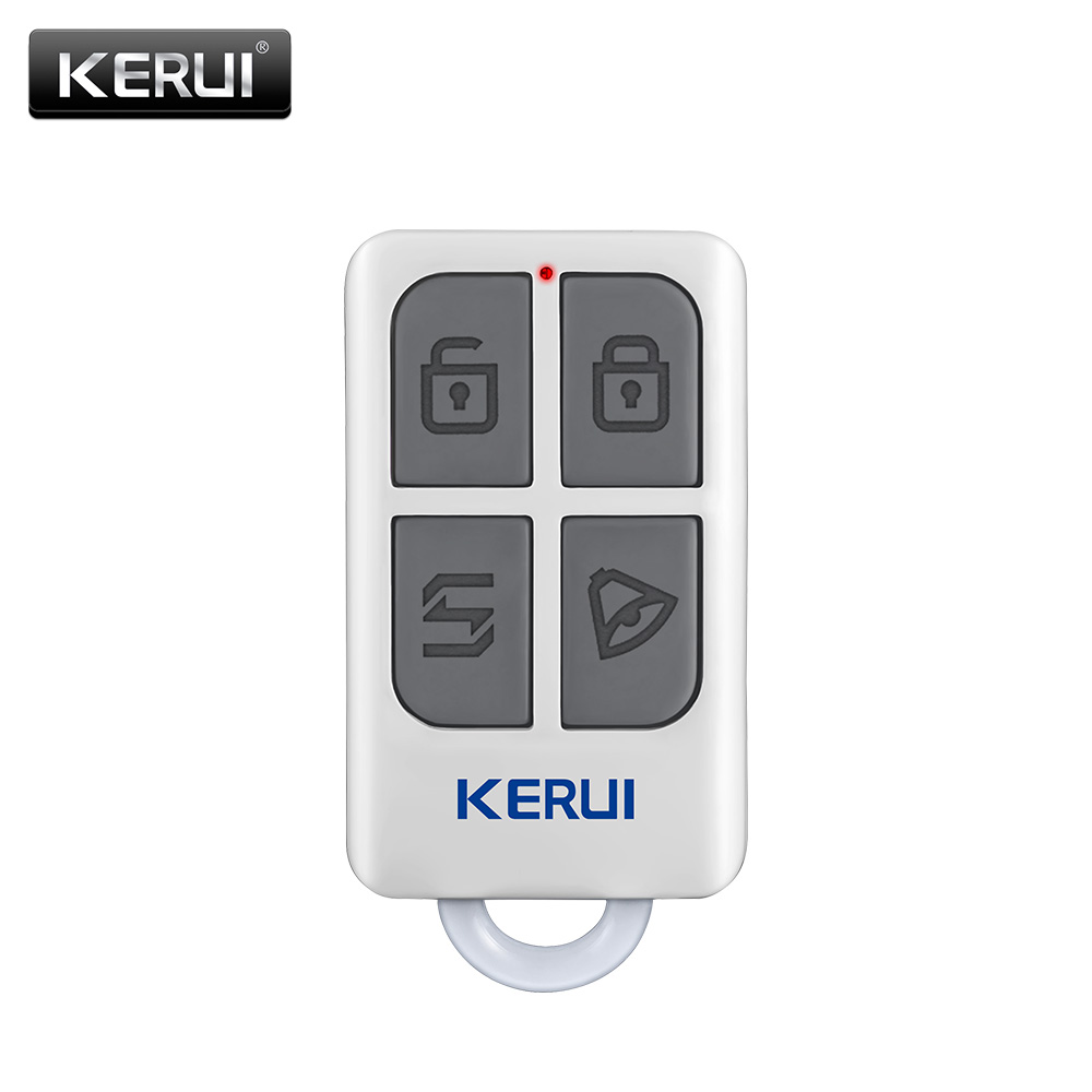 Smart Home Security System - KERUI Drahtlose, leistungsstarke, tragbare Fernbedienung, 4-Tasten-Schlüsselanhänger