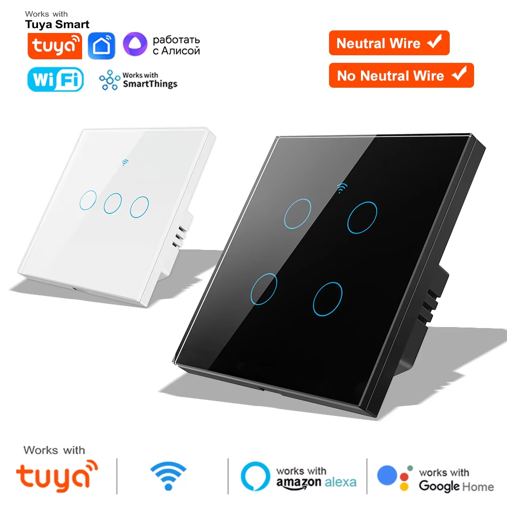 Tuya Wifi Socket - WLAN RF 433MHz Touch-Wandschalter, Smart Switch