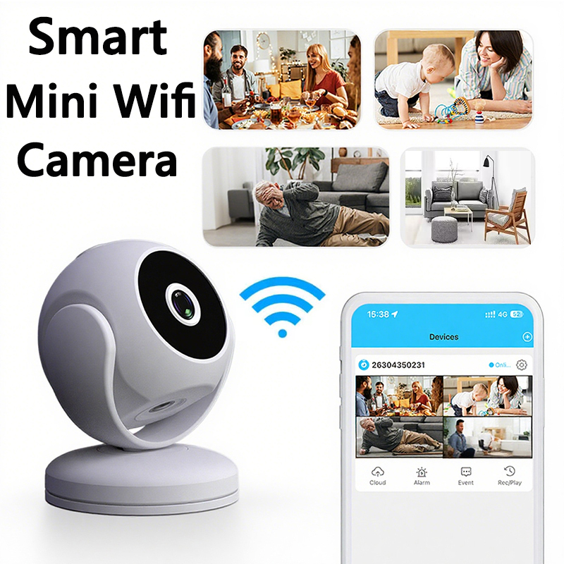 Smart Home Kamera - 1080P Smart Home Wifi Kamera Echtzeit