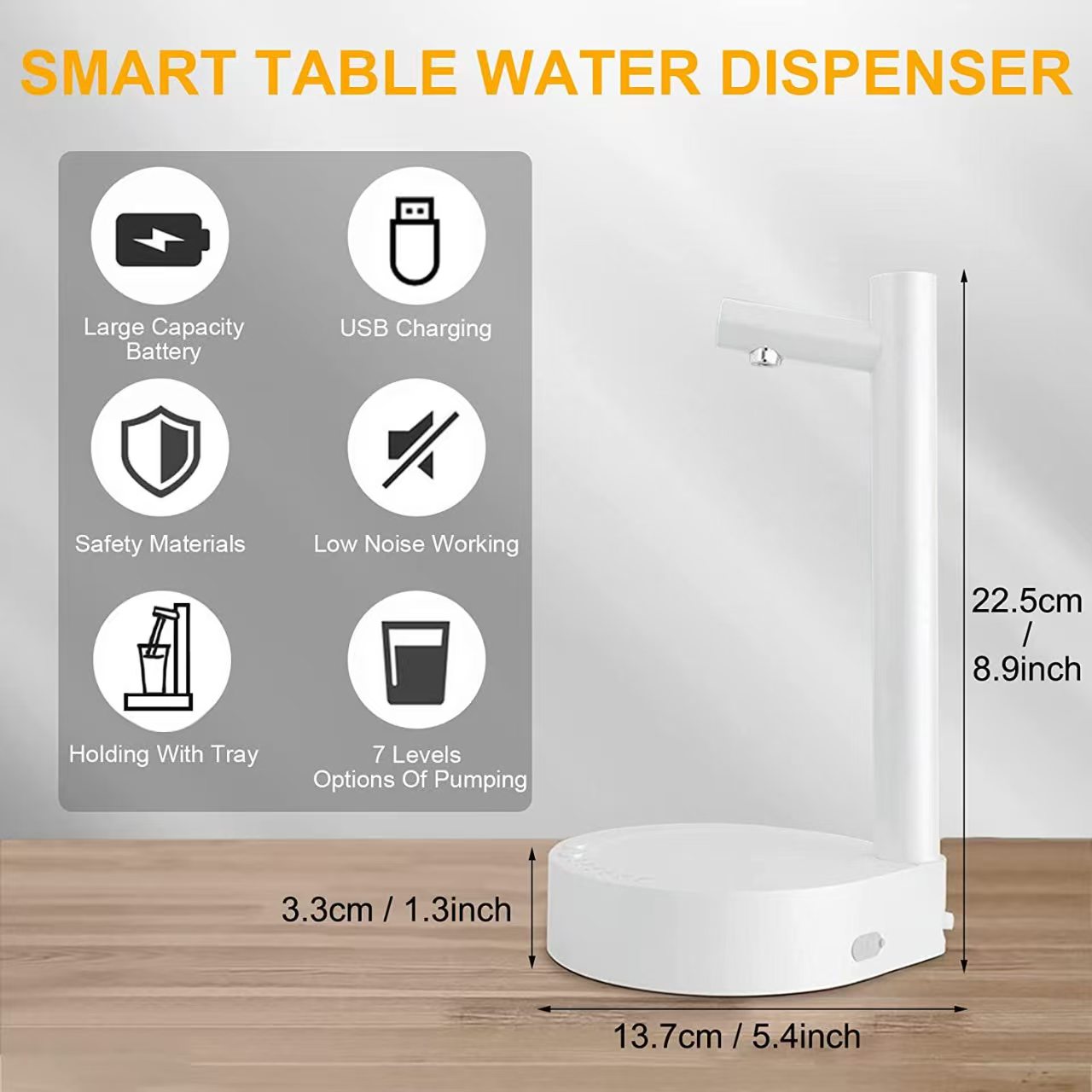 Smart Home Yam Pounder - Beliebte intelligente elektrische Desktop-Wasserpumpe, kostenlose Wasserversorgung