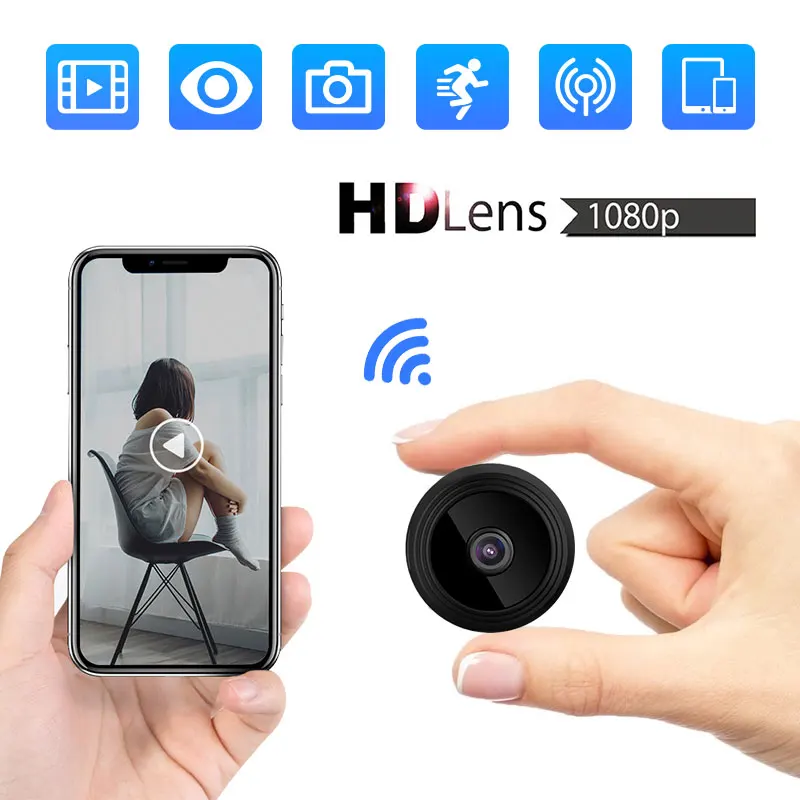 Smart Home Kamera - Mini Wifi Kamera Digital Camara Oculta