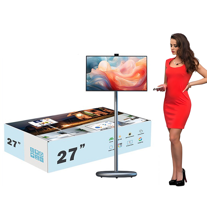 Smart Home Speaker - Intelligentes Tragbares TV-Display Mobiles LCD Digital-Signal-Display