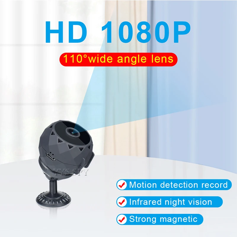 Smart Home Kamera - HD Mini Kamera Nachtsicht Digital Kamera