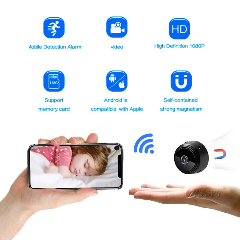 Smart Home Kamera - HD 1080P Mini Smart Home Kamera