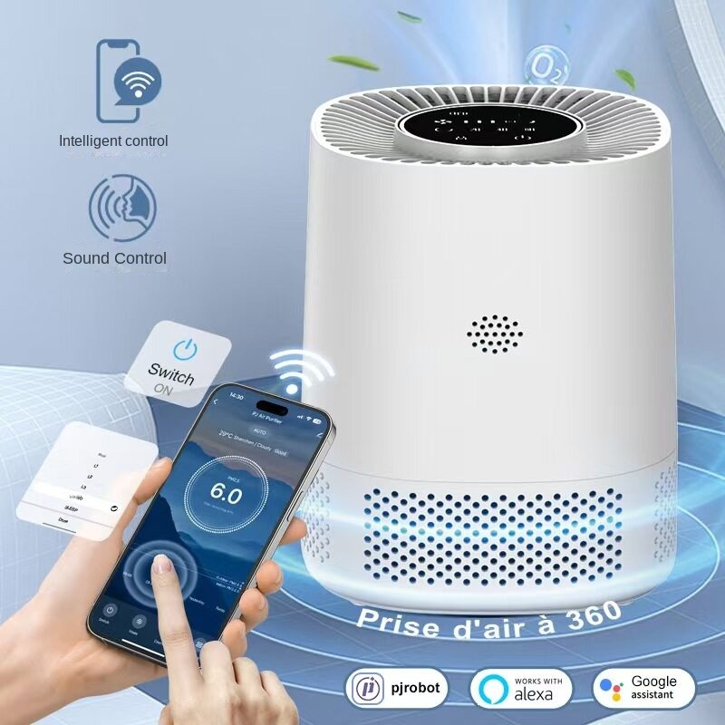 Smart Home Control - Smarter Luftreiniger mit APP-Steuerung, beseitigt Formaldehyd,