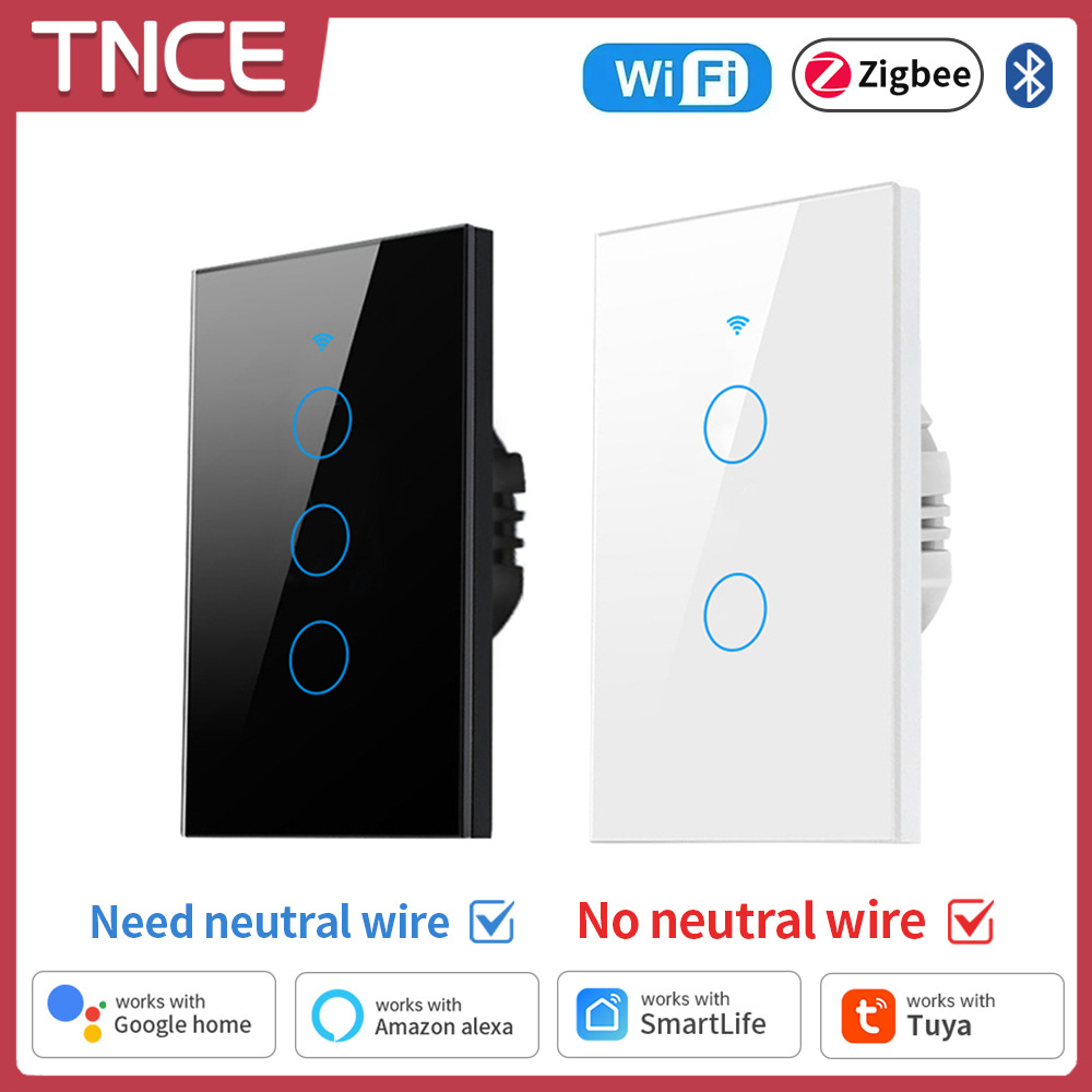 Tuya Wifi Socket - TNCE Tuya WiFi/Zigbee Smart Lichtschalter, Neutralleiter/Kein