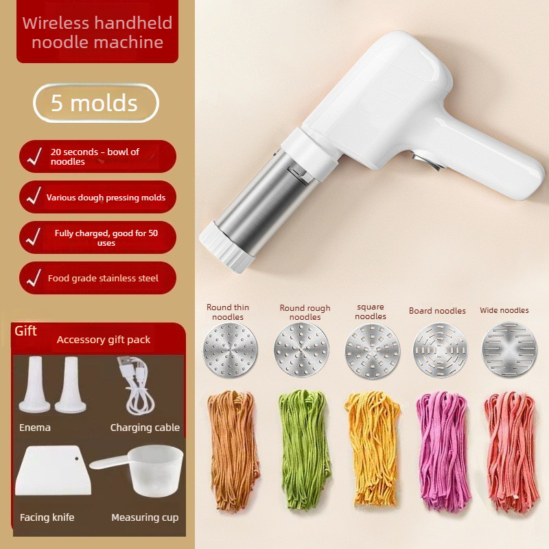 Smart Home Kitchen - Elektrische Cordless Nudel Maker Handheld Tragbare