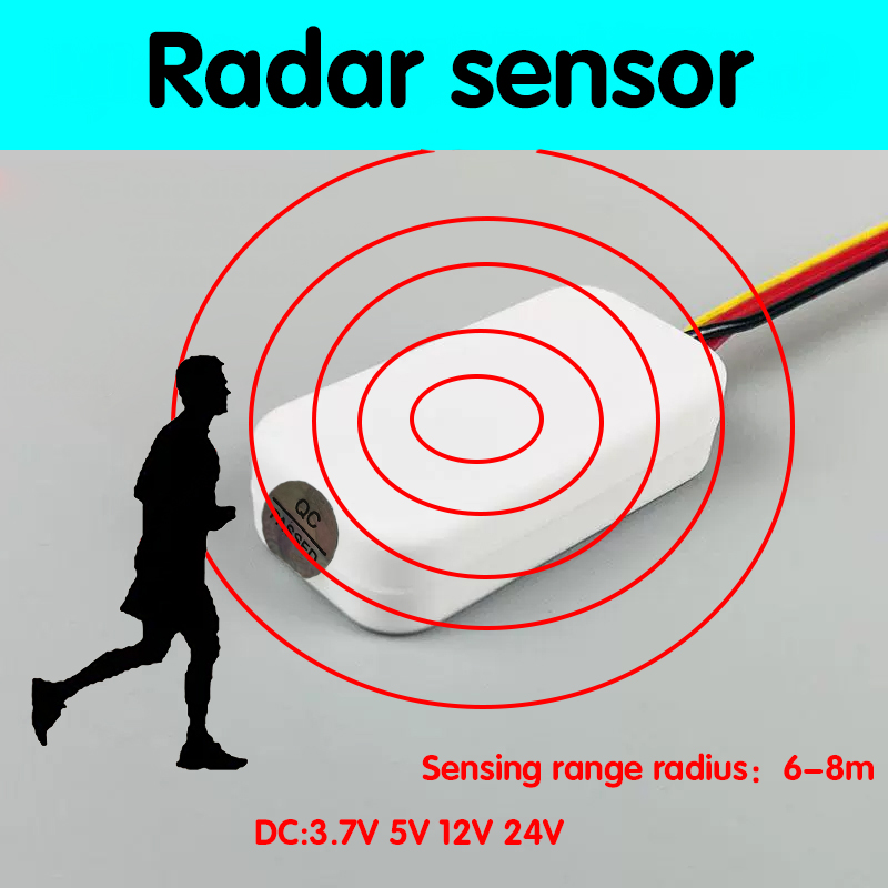Smart Home For Windows - Mini-Radar 360-Grad-Sensor-Schalter, Anpassbarer Smart-Home-Sensor-Schalter, Radar-Sensor-Schalter Kann