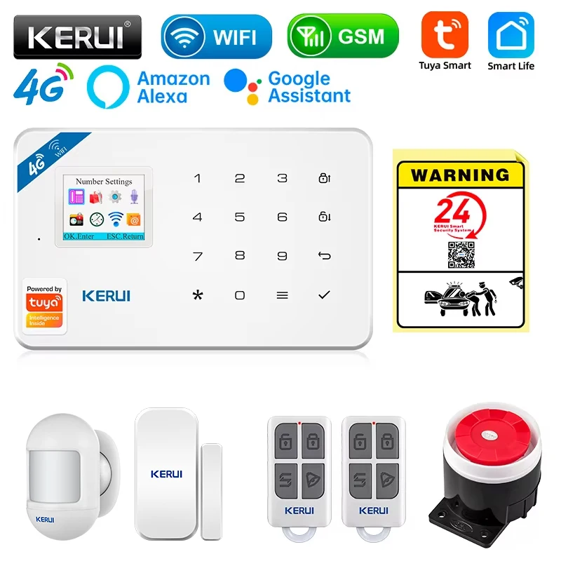 Smart Home Demo Kit - KERUI Sicherheit Alarm System Kit W184