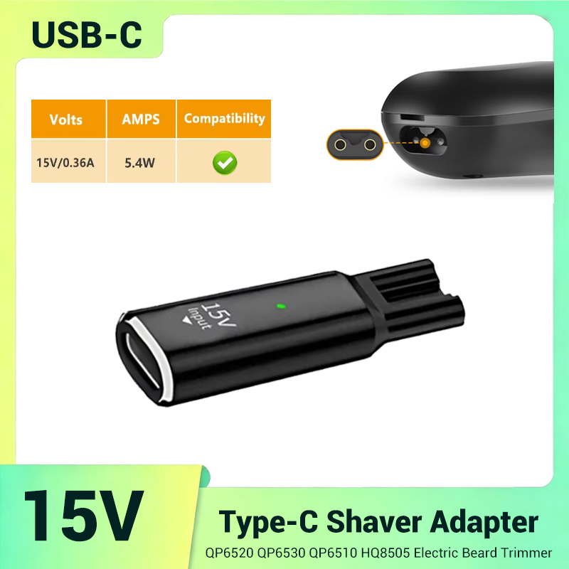 Smart Home Philips - 15V USB-C Sicherer Stabiler Mini-Ladeadapter für