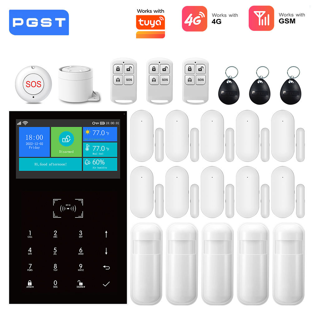 Smart Home Demo Kit - 4G GSM WLAN-Alarmsystem Kompatibel mit Tuya