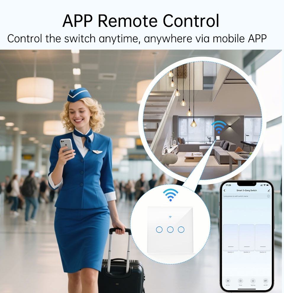 WLAN RF 433MHz Touch-Wandschal – Tuya Wifi Socket Bewertung und Preis