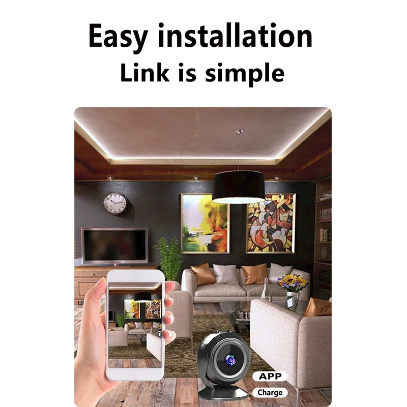 Mini WLAN-Kamera 360° °   Gedr – Smart Home Kamera Bewertung und Preis