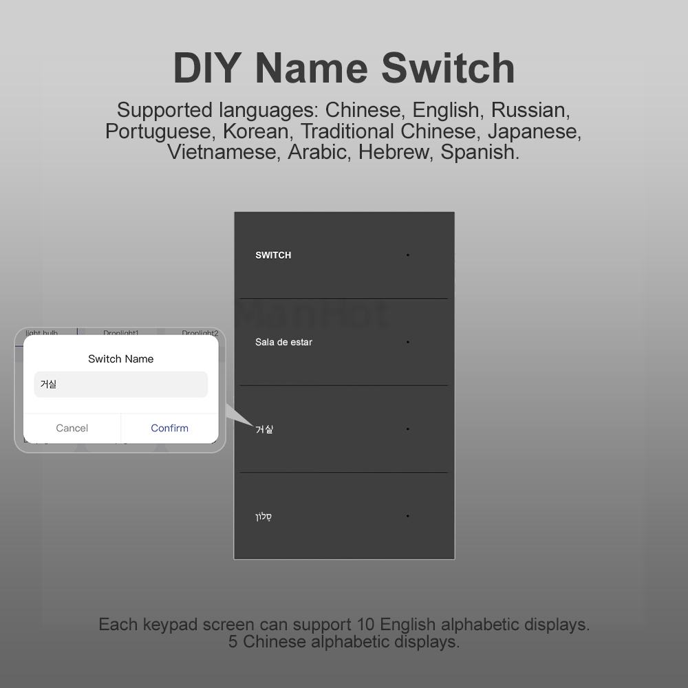 MANHOT WLAN Smart DIY Namenssc – Tuya Wifi Socket Bewertung und Preis