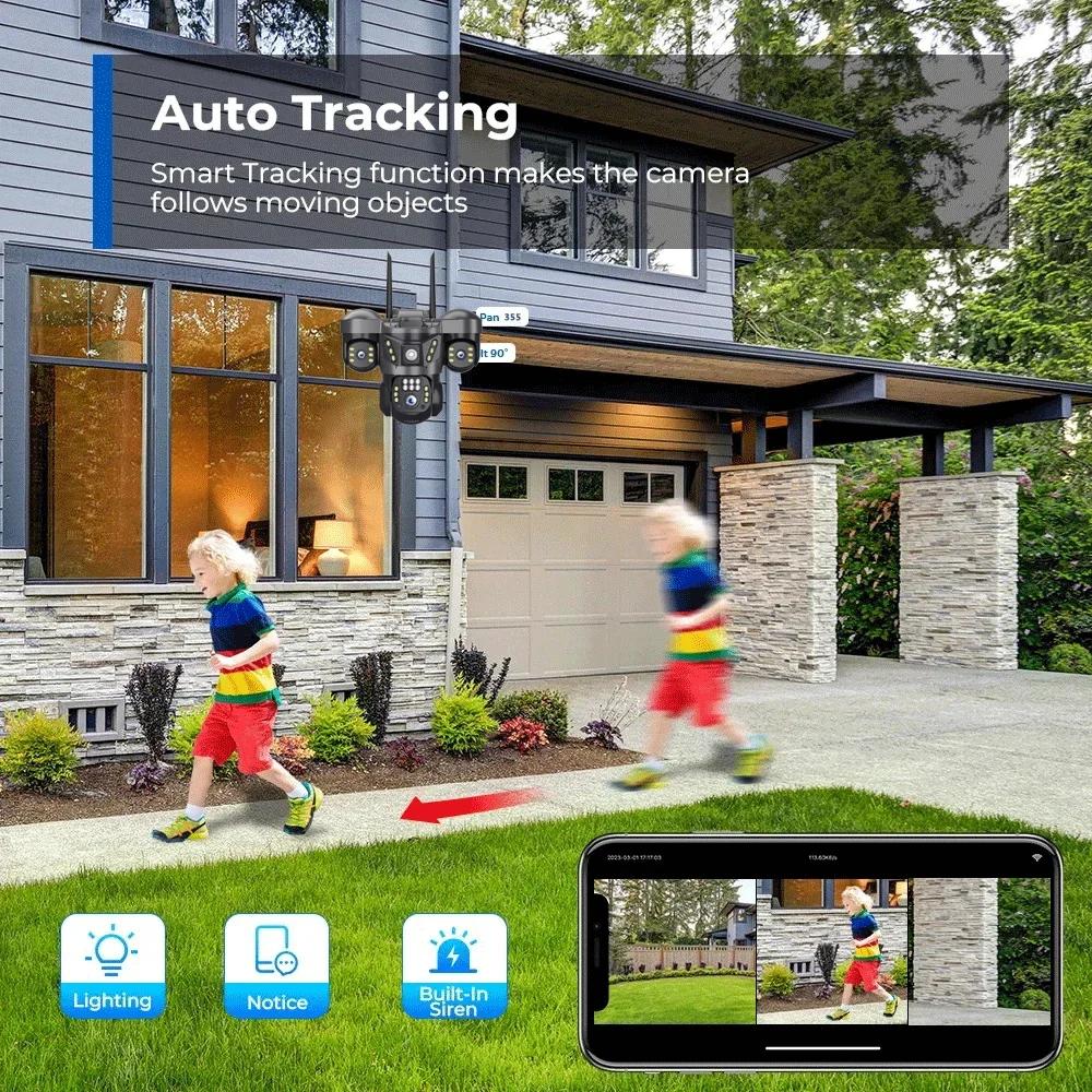 15MP 8K WLAN IP-Kamera mit dre – Smart Home Kamera Bewertung und Preis