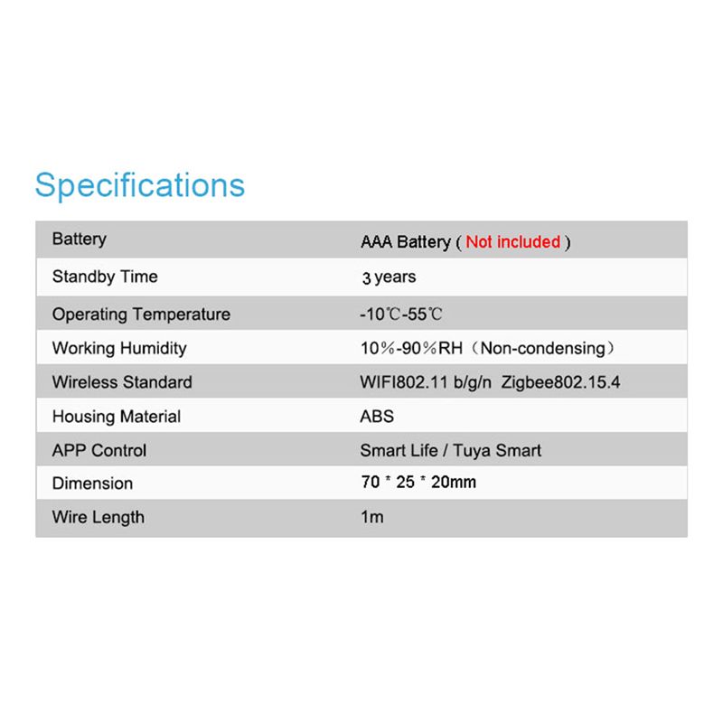 Y22A-Tuya Zigbee Wasserstandse – Smart Home Security System Bewertung und Preis