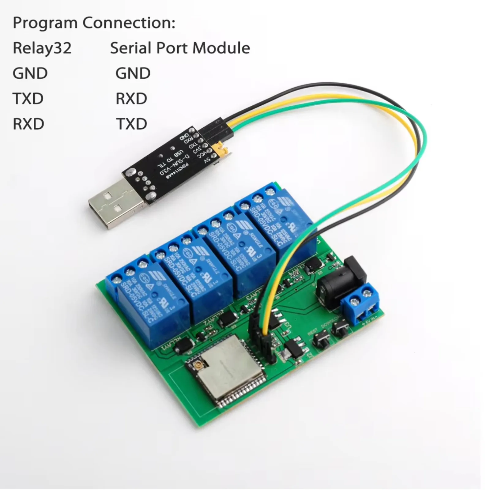 ESP32 4-Kanal Drahtloses Relai – Smart Home Esp32 Bewertung und Preis