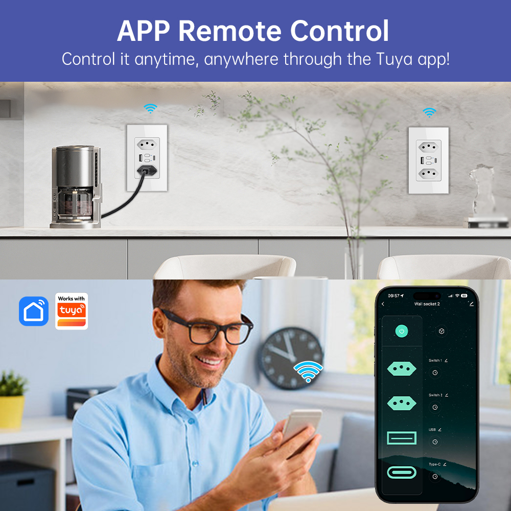 MANHOT WLAN-Smart-Steckdose fü – Tuya Wifi Socket Bewertung und Preis