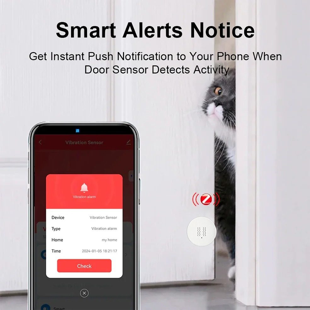 Tuya ZigBee Smart Vibrations-  – Smart Home Security System Bewertung und Preis