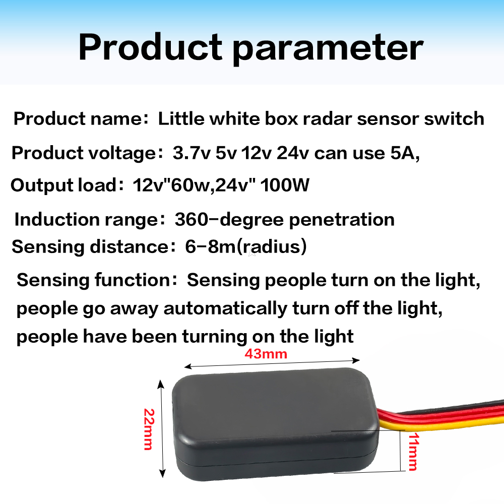 Mini-Radar 360-Grad-Sensor-Sch – Smart Home For Windows Bewertung und Preis