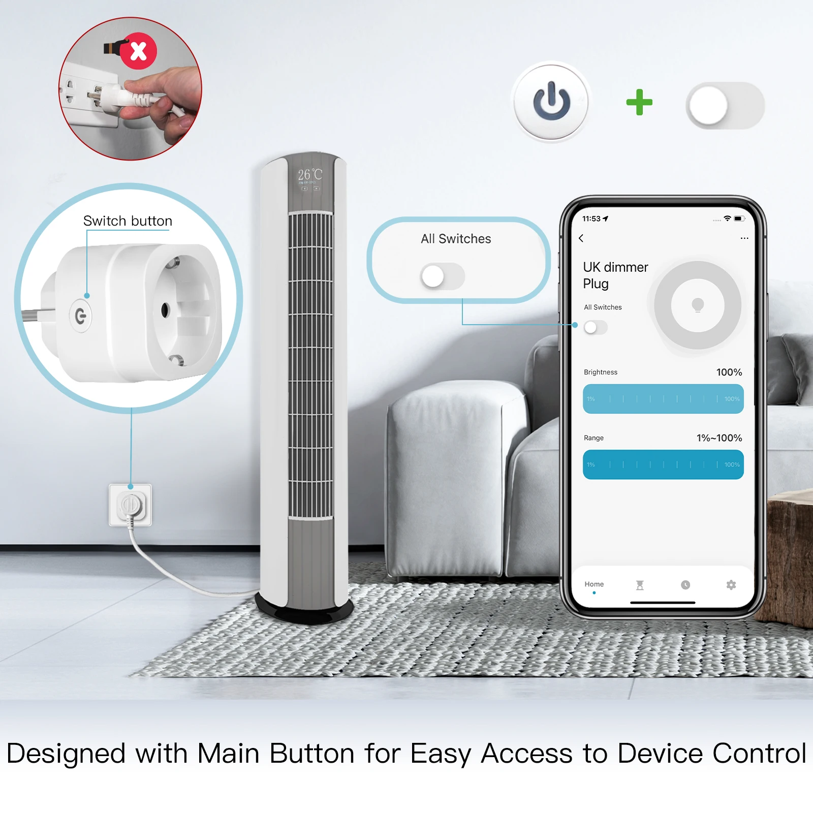 MOES Tuya WiFi Smart Plug, dim – Tuya Wifi Socket Bewertung und Preis