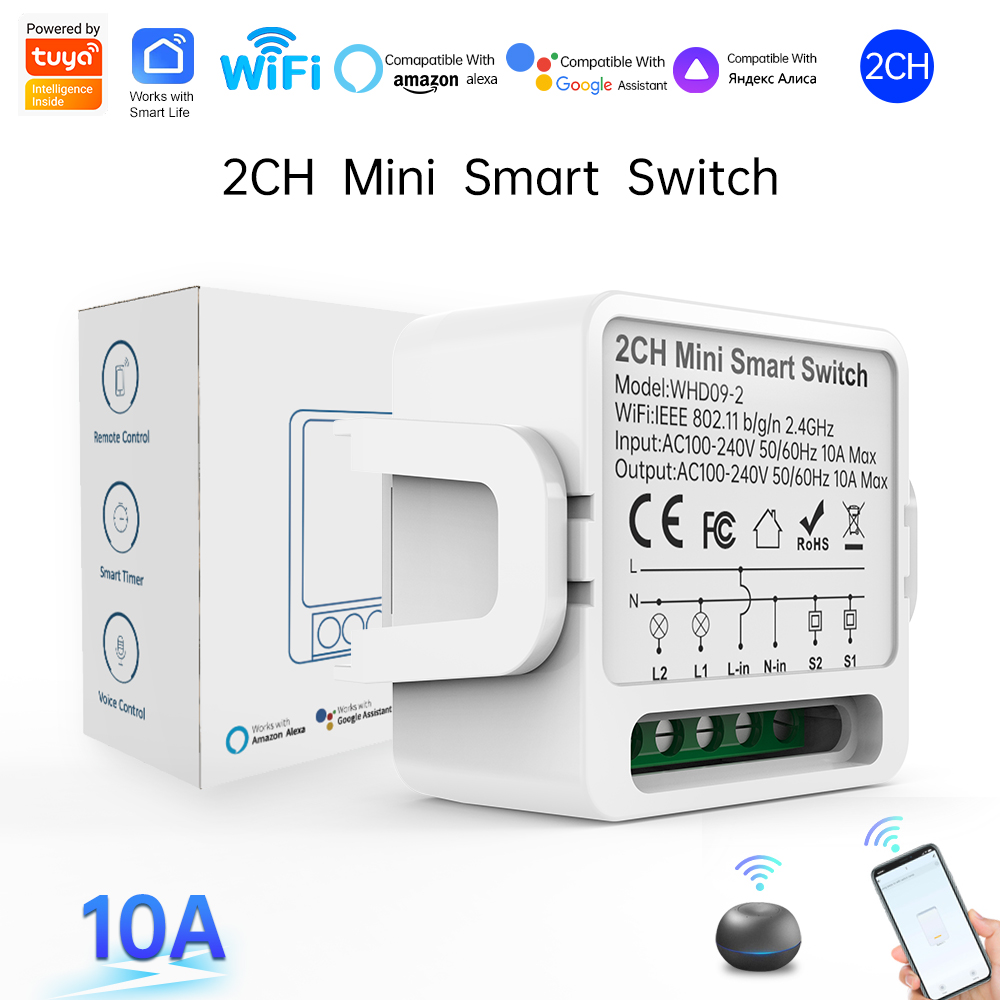 2-Wege Tuya Smart Switch 2-Gan – Smart Home Sistem Bewertung und Preis