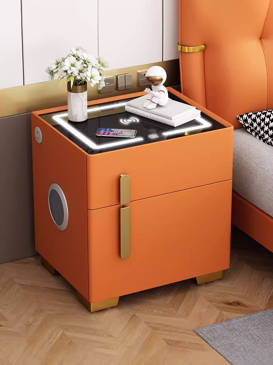 Kreativer Nachttisch aus Holz  – Smart Home Furniture Bewertung und Preis