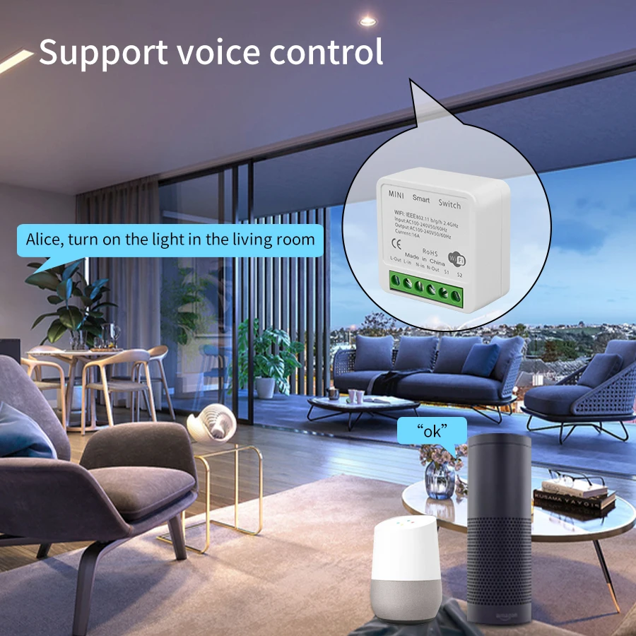 2-Wege Mini DIY Smart Switch T – Tuya Wifi Socket Bewertung und Preis